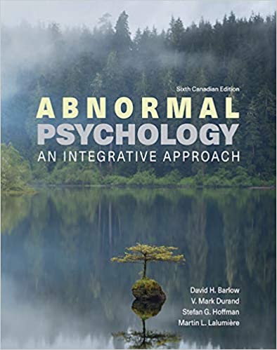 Abnormal Psychology: An Integrative Approach (6th Edition) [2021] - Orginal pdf